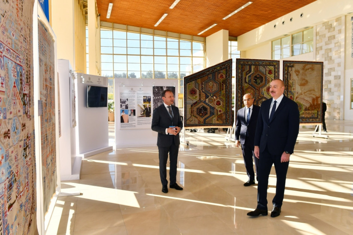 Prezident İlham Əliyev SPECA ölkələrinin sərgisinin açılışında iştirak edib - YENİLƏNİB 
