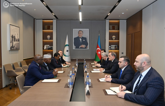 Ceyhun Bayramov İslam Əməkdaşlıq Təşkilatının  Baş katibi  ilə görüşüb