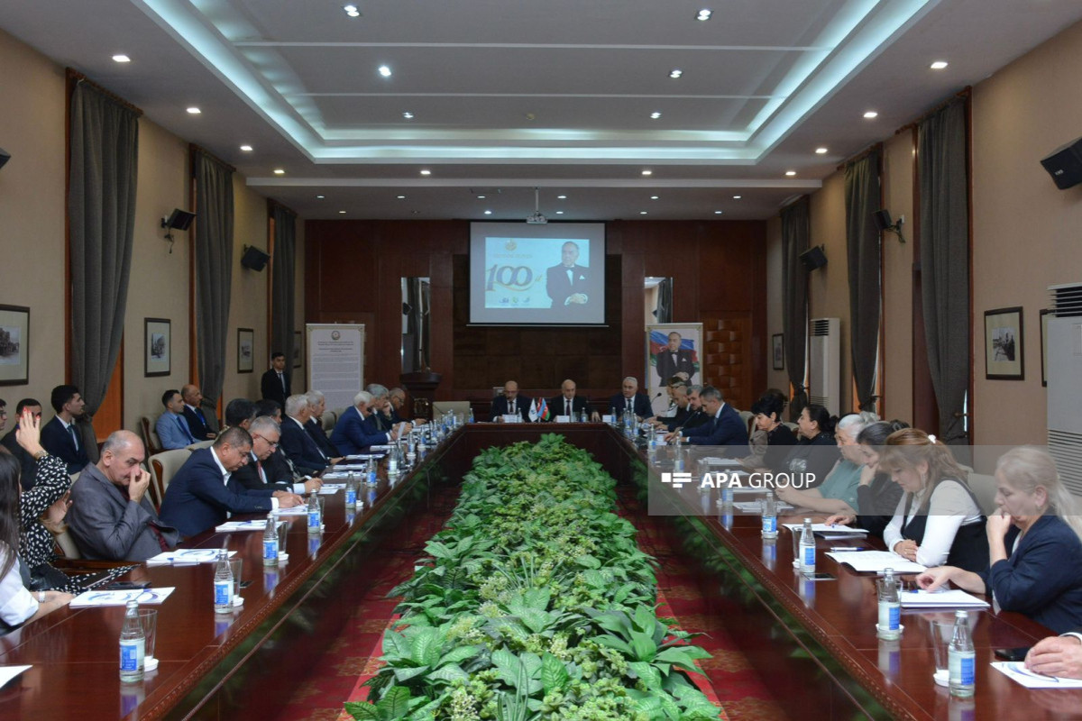Ümummilli Lider Heydər Əliyevin 100 illiyinə həsr edilmiş tədbir keçirilib - FOTO 