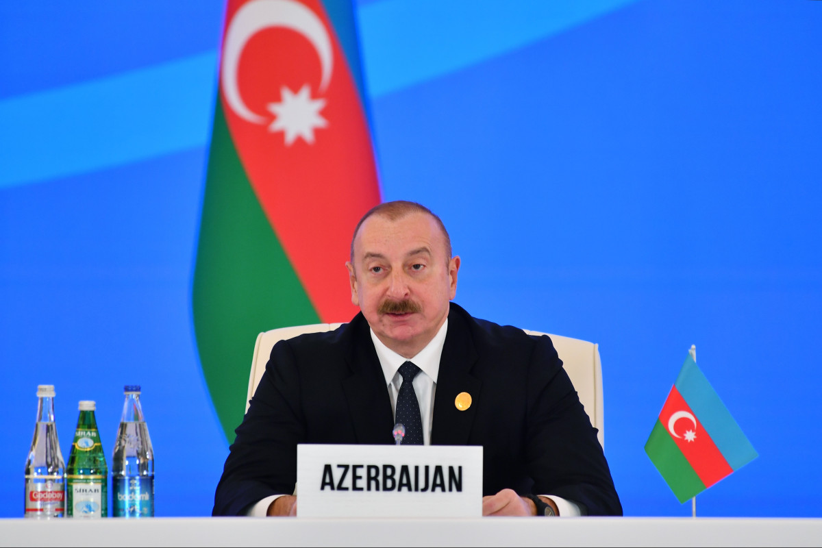 Prezident: SPECA həftəsi ərzində Bakıda təşkil olunan iqtisadi forum ölkələrimiz arasındakı biznes əlaqələrinin inkişafına töhfə verəcək