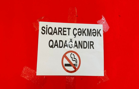 Qadağan olunan yerlərdə tütündən istifadə edənlər məsuliyyətə cəlb edilib