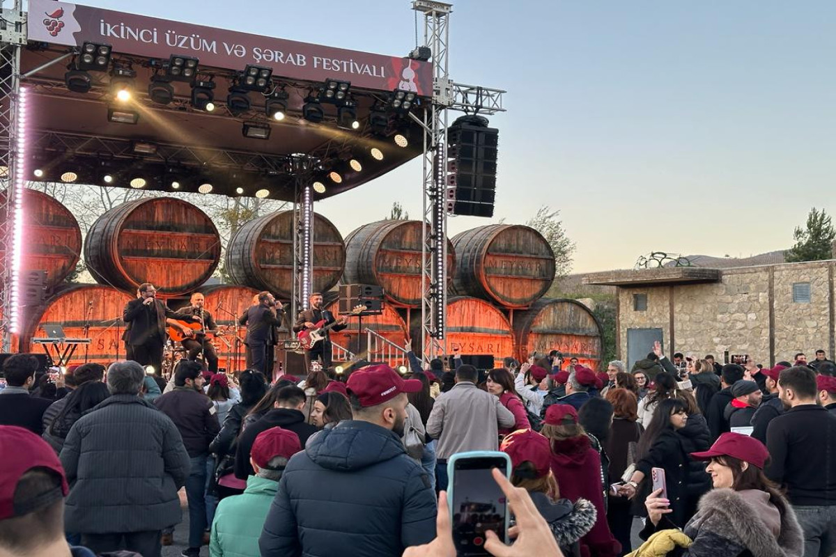 Şamaxıda Üzüm və Şərab Festivalı başa çatıb - FOTO 