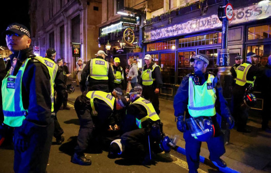 London polisi Fələstinə dəstək aksiyasında 18 etirazçını saxlayıb