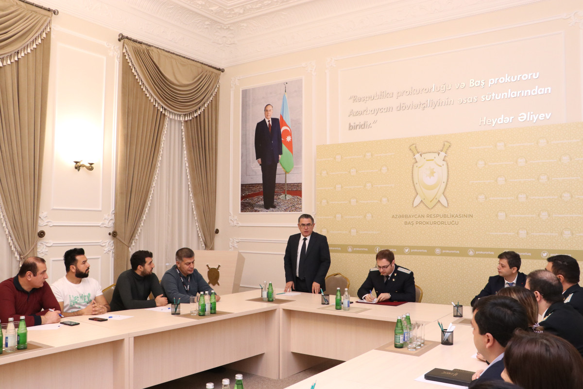 Baş Prokurorluqda media nümayəndələri üçün interaktiv təlim keçirilib
