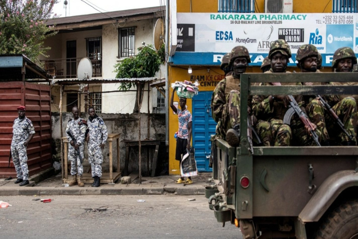 Sierra Leone clashes on Sunday killed 13 govt troops