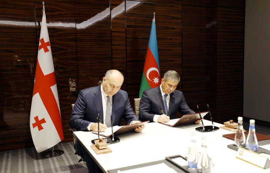 Azərbaycan və Gürcüstan arasında hərbi əməkdaşlıq planı imzalanıb