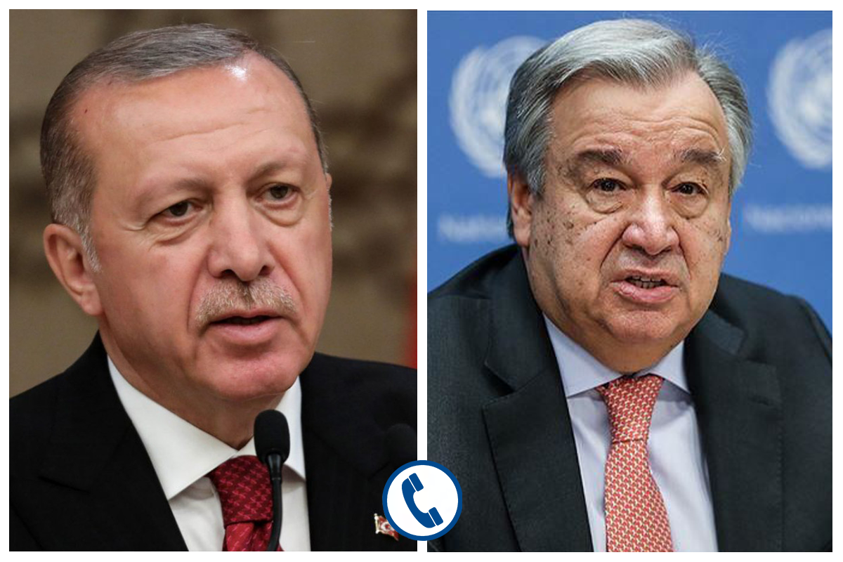 Эрдоган обсудил события в секторе Газа с генсеком ООН