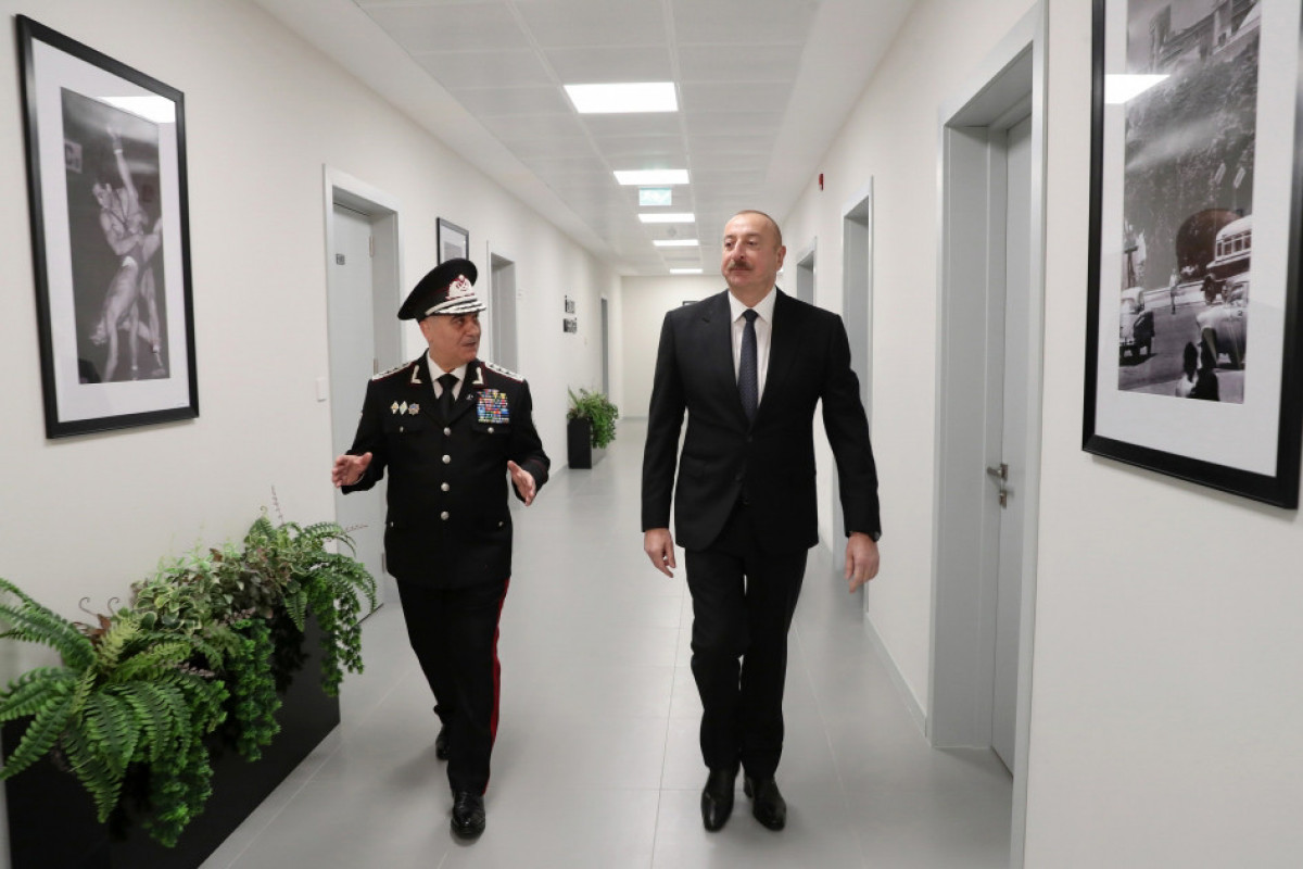 Prezident İlham Əliyev DTX-nin yeni inzibati binalarının açılışında iştirak edib - VİDEO 