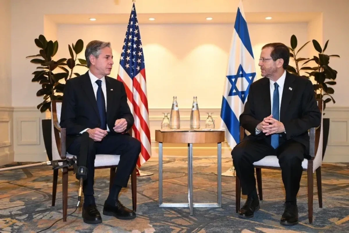 Состоялись встречи Блинкена с президентом и премьер-министром Израиля