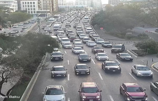 Bakıda sıxlıq müşahidə edilən yollar - SİYAHI 