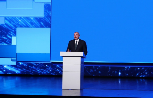 Prezident Astronavtika Konqresində Azərbaycanın inkişaf göstəriciləri barədə bəzi rəqəmləri açıqlayıb