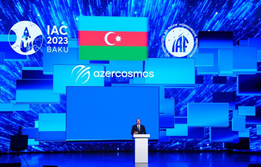 Prezident 74-cü Beynəlxalq Astronavtika Konqresinin açılış mərasimində çıxış edib - VİDEO  - YENİLƏNİB-2 