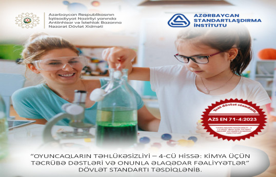 Uşaq oyuncaqlarının təhlükəsizliyinə dair dövlət standartı qəbul edilib
