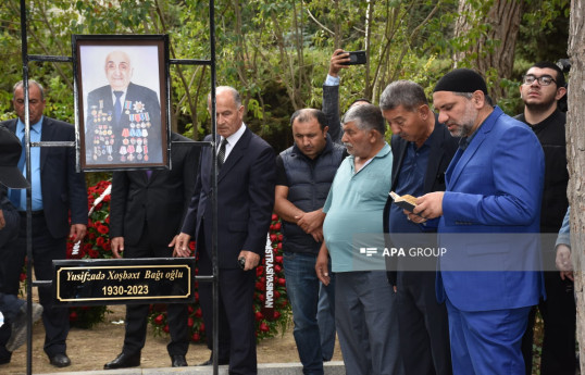 Xoşbəxt Yusifzadə dəfn edilib - YENİLƏNİB-3  - FOTO 