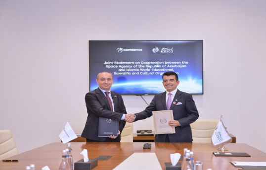 Azərkosmos və ICESCO arasında müqavilə imzalanıb
