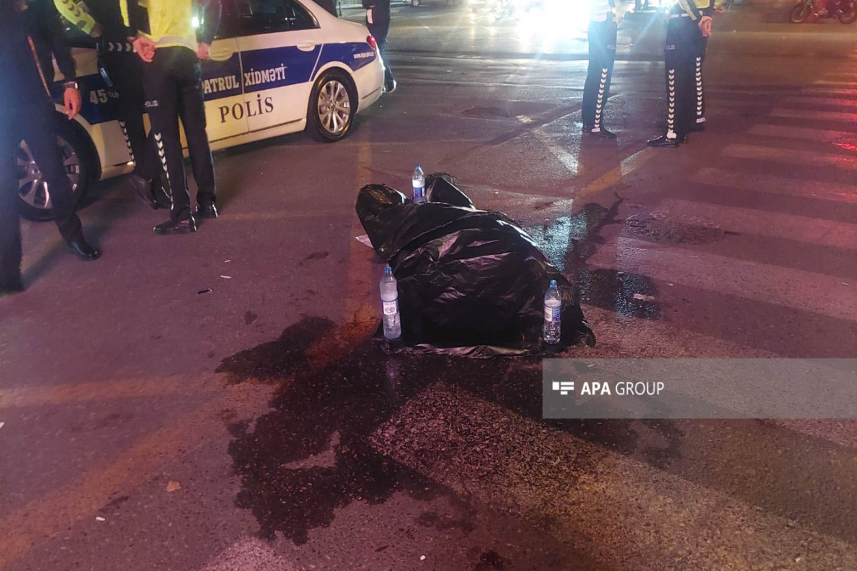 Bakıda yol qəzası zamanı piyada ölüb - FOTO 