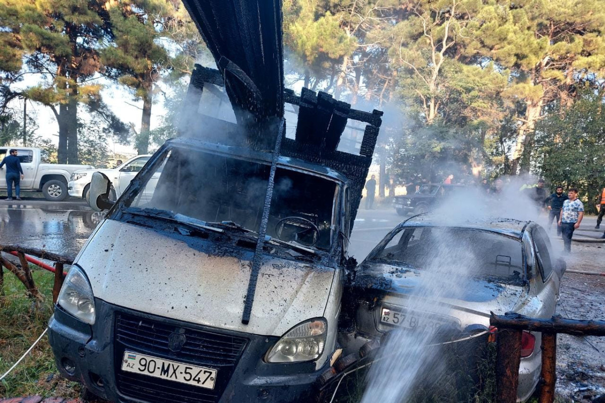 Şəmkirdə yol qəzası baş verib, xəsarət alan var