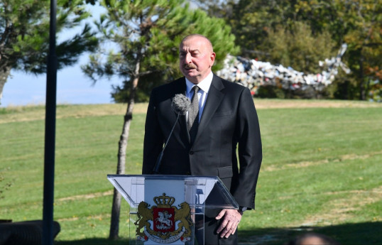 Prezident: Böyük məmnuniyyətlə Gürcüstanın yeni infrastruktur layihələrinin yaranmasında iştirak edə bilərik