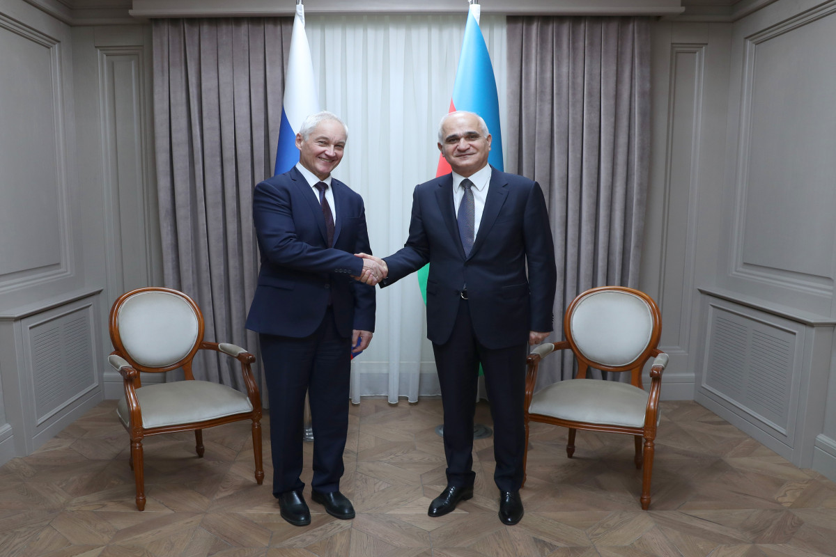 Şahin Mustafayev Mişustinin müavini ilə Şimal-Cənub dəhlizini müzakirə edib