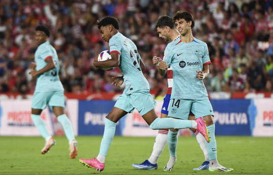 Yamal İspaniya çempionatları tarixində ən gənc qol vuran futbolçu olub