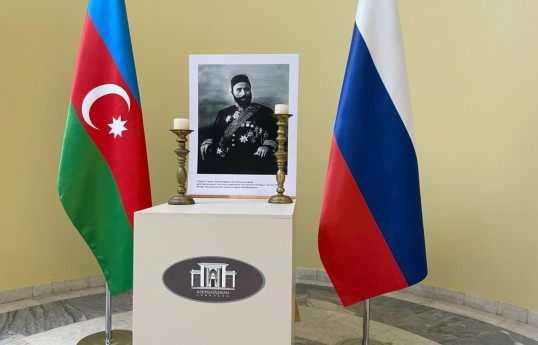 Moskvada Hacı Zeynalabdin Tağıyevə həsr olunan sərgi açılıb - FOTO 