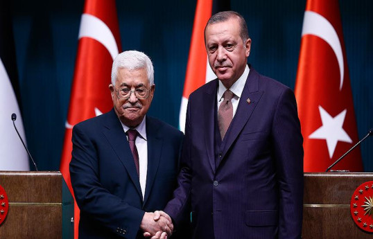 Ərdoğan Mahmud Abbasla telefon danışığı aparıb