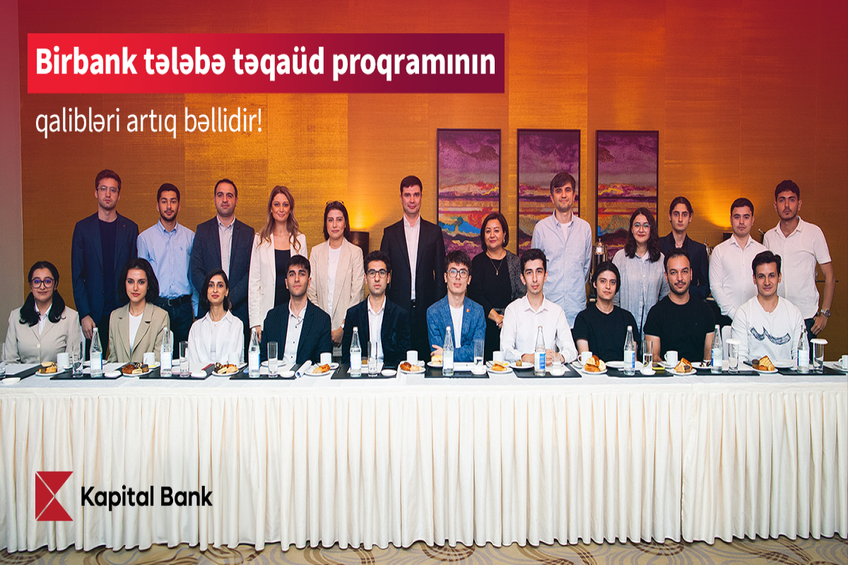 “Birbank” tələbə təqaüdü proqramının qalibləri açıqlanıb