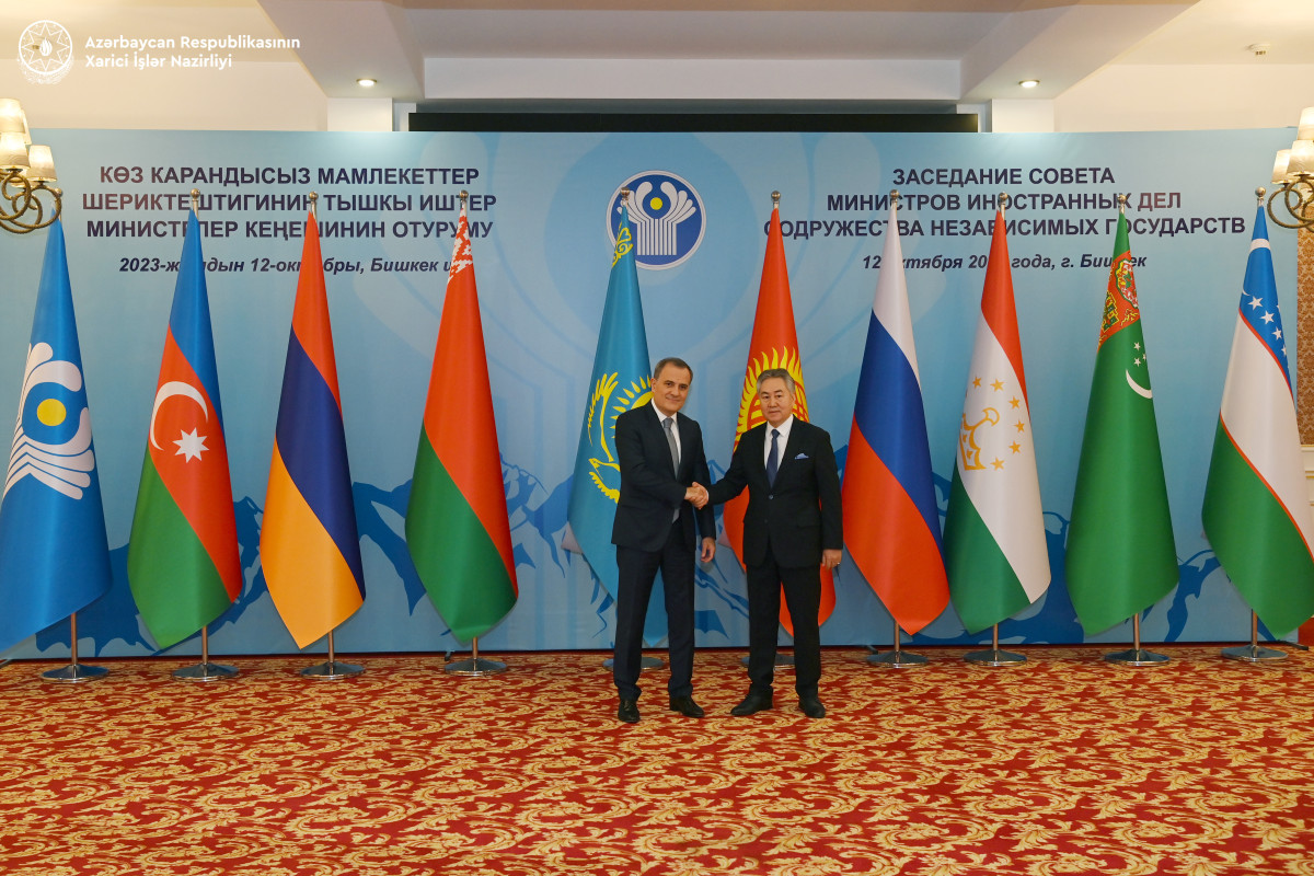 Ceyhun Bayramov MDB Xarici İşlər Nazirləri Şurasının iclasında çıxış edib