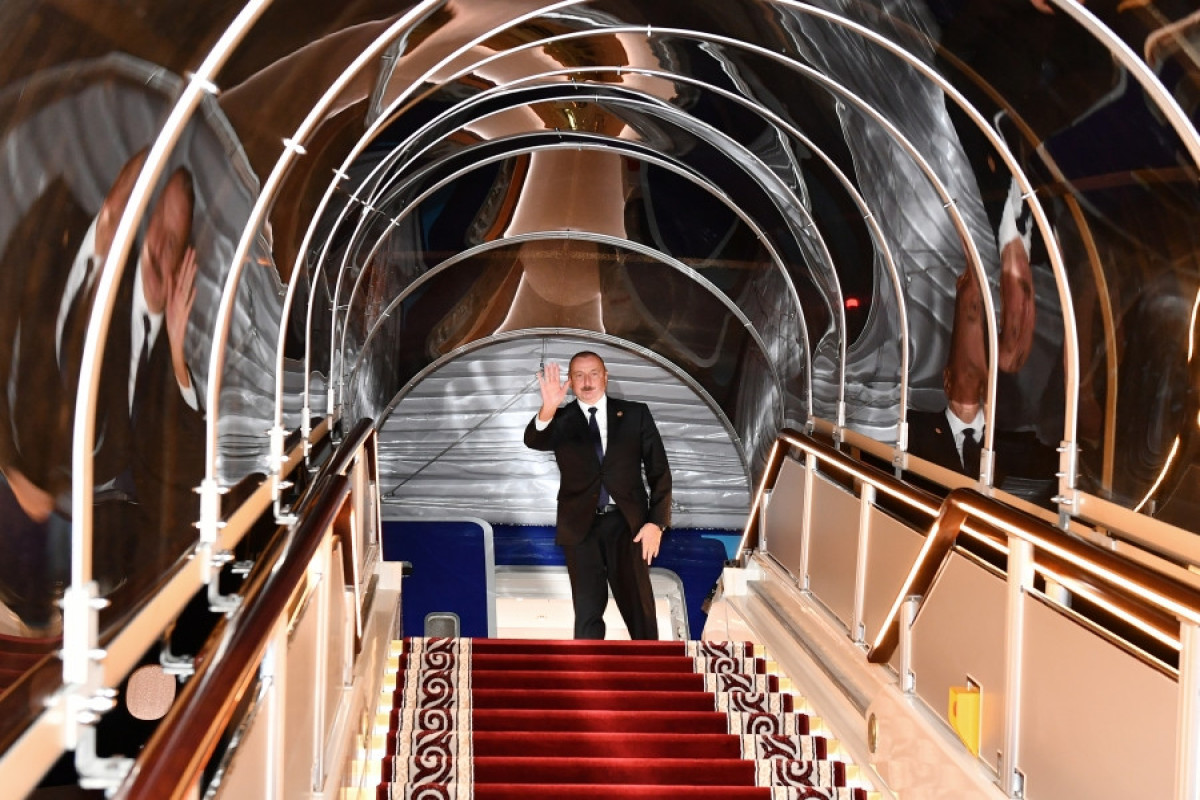 Prezident İlham Əliyevin Qırğızıstana səfəri başa çatıb
