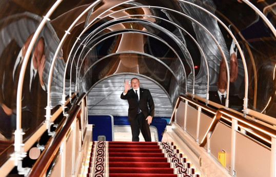 Prezident İlham Əliyevin Qırğızıstana səfəri başa çatıb
