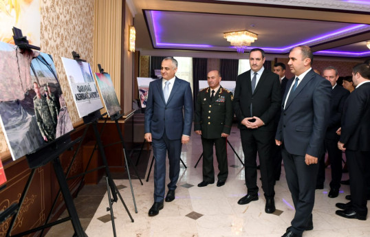 Naxçıvanda “Güclü lider: Müzəffər Ali Baş Komandan” mövzusunda tədbir keçirilib - FOTO 