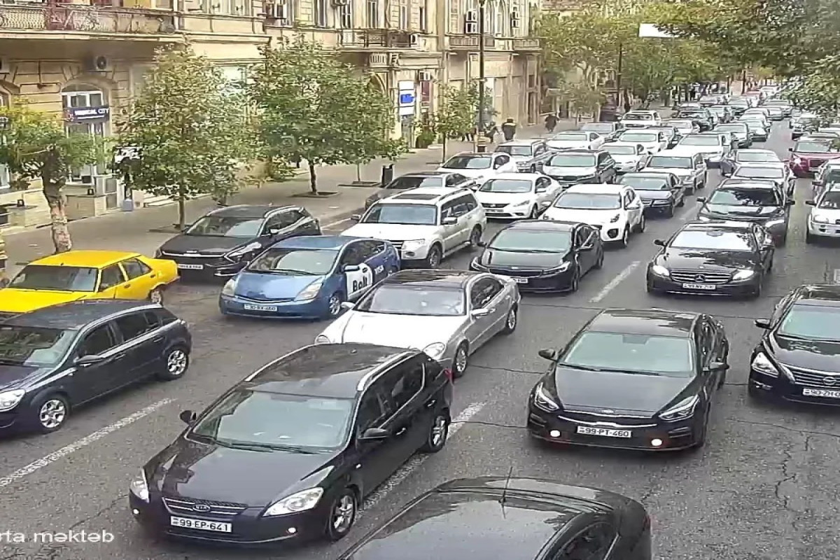 Bakıda sıxlıq müşahidə edilən yollar - SİYAHI 