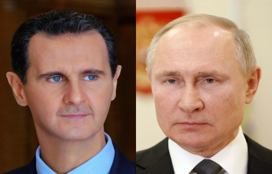 Putin və Əsəd telefon danışığı aparıb