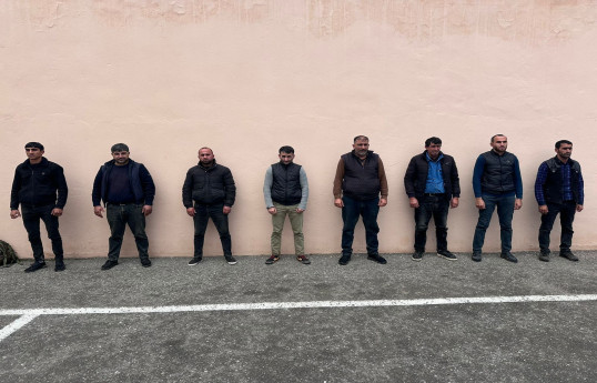 Minalı əraziyə daxil olmaq istəyən 8 nəfər saxlanılıb