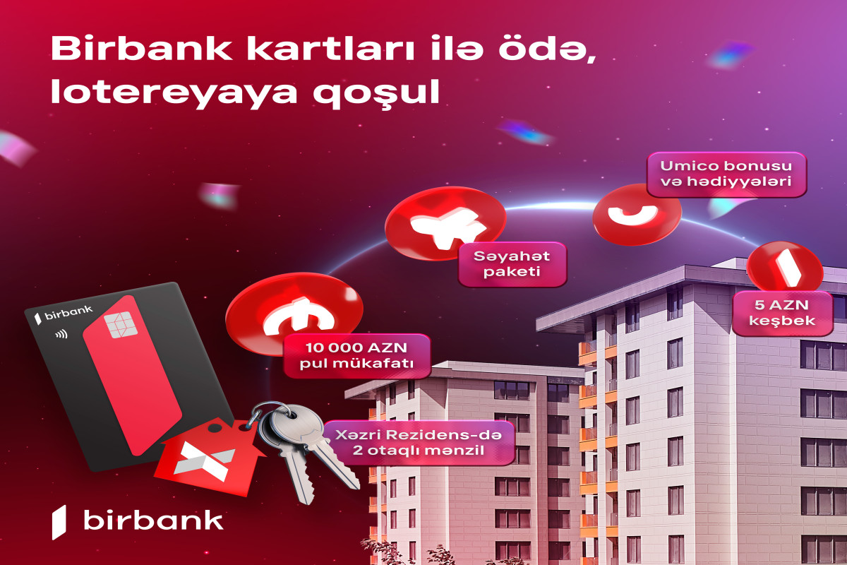 Birbank kartı ilə ödəniş et, 2 otaqlı mənzil qazan - FOTO 