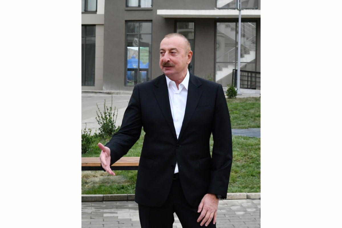 Dövlət başçısı: Füzulinin yeni siması göz oxşayır