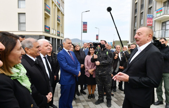 Prezident: Şadam ki, füzulililərin gənc nəsli də öz doğma torpağına gəlməyə qərar verdi