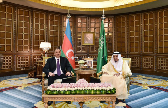 Səudiyyə Ərəbistanının Kralı Prezident İlham Əliyevi təbrik edib