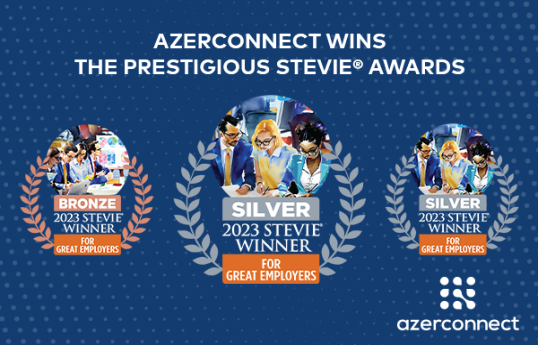 Azerconnect şirkəti nüfuzlu Stevie®mükafatına layiq görülüb - FOTO 