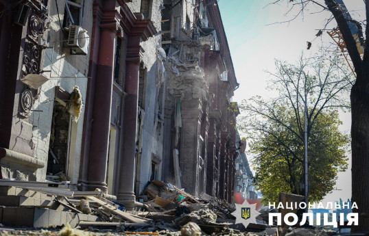 Ukrayna raket atəşinə tutulub, ölənlər və yaralananlar var - FOTO 