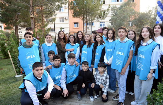 Leyla Əliyevanın iştirakı ilə növbəti “Bizim Həyət”in açılışı olub - FOTO 