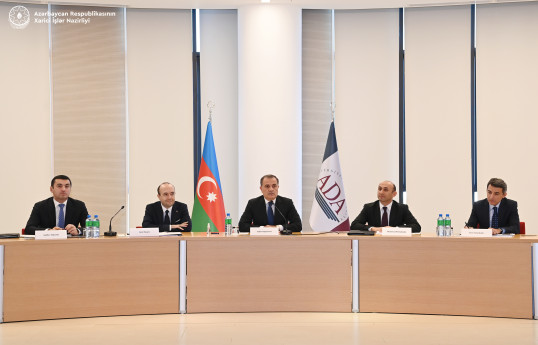 Ceyhun Bayramov Avropa ölkələrinin diplomatik nümayəndəliklərinin rəhbərləri ilə görüşüb - FOTO 