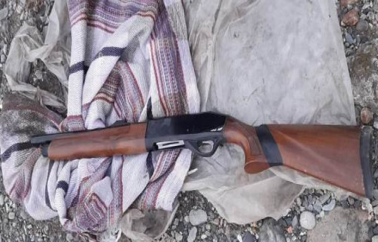 Məhkumun vaxtilə Balakəndə gizlətdiyi silah tapılıb - FOTO 