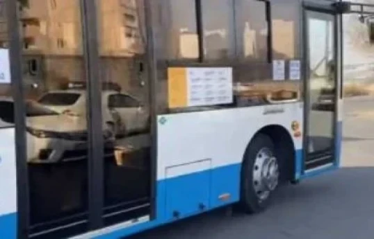 İrəvanda avtobus atəşə tutulub