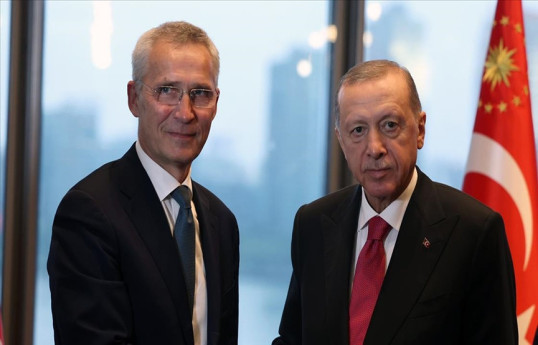 Ərdoğanla Stoltenberq Qəzzadakı vəziyyəti müzakirə ediblər