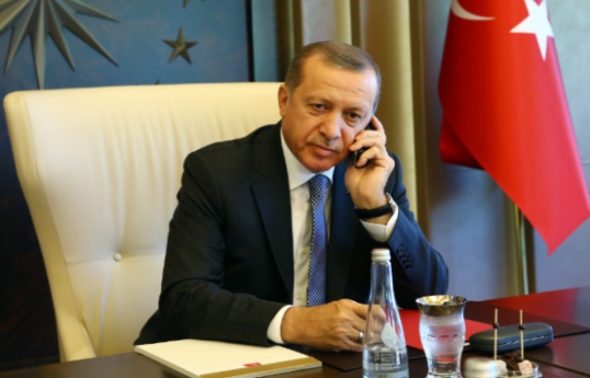 Ərdoğan HƏMAS Siyasi Bürosunun sədri ilə telefonla danışıb