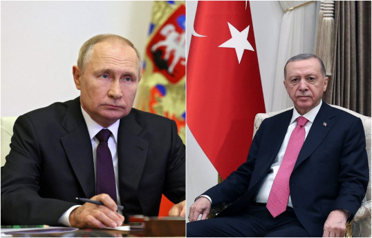 Ərdoğan və Putin arasında telefon danışığı olub