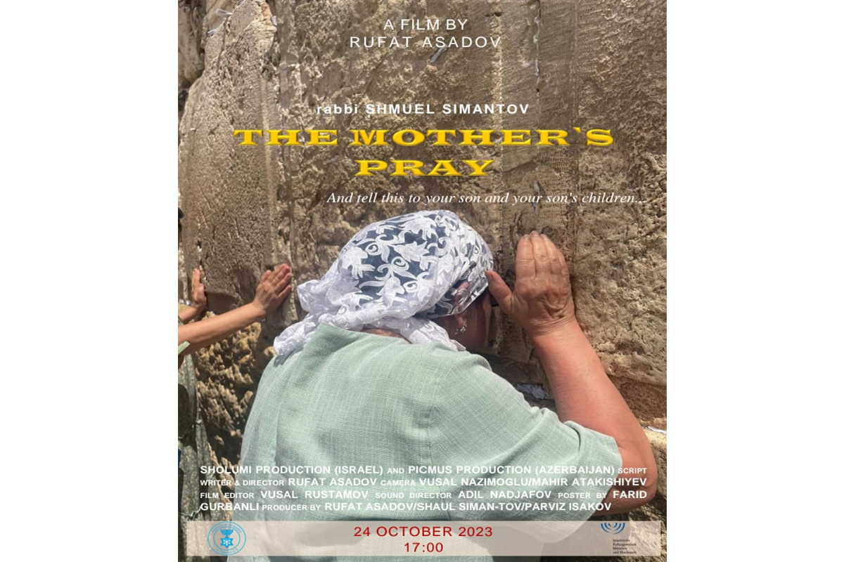 Almaniyadakı Yəhudi Mədəniyyət Mərkəzində Azərbaycan rejissorunun filmi təqdim olunub