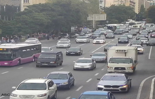 Paytaxtda sıxlıq olan yollar - SİYAHI 