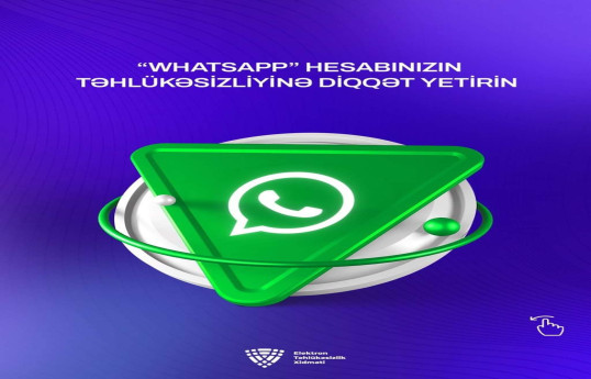 ETX “WhatsApp” hesabının təhlükəsizliyi ilə bağlı məlumat yayıb